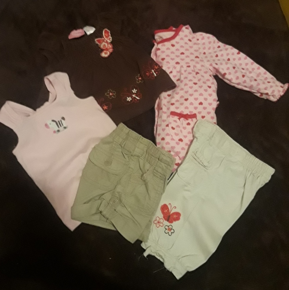 Baby girl 9-12 months lot Cradle Togs & Carter